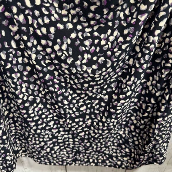 Lauren Ralph Lauren Ruched Cowl Neck Sleeveless Stretch Sheath Casual Midi Dress - Picture 8 of 15